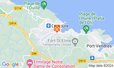 Map Collioure Apartment 96764