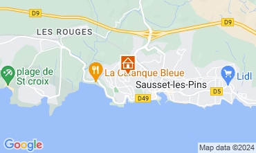 Map Sausset Les Pins Apartment 84214