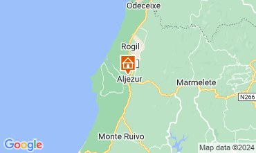 Map Aljezur Vacation rental 127338