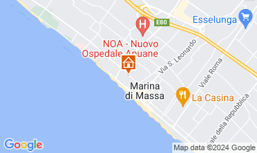 Map Marina di Massa Apartment 127698