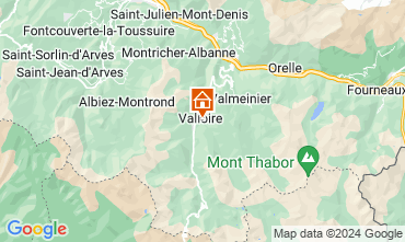 Map Valloire Apartment 26150