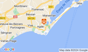 Map Agde Mobile home 128747