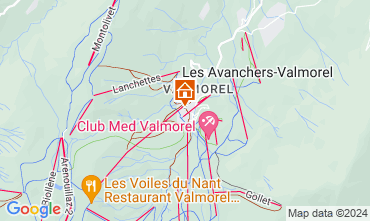 Map Valmorel Apartment 49893