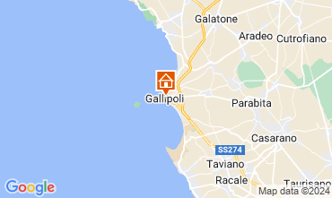 Map Gallipoli Apartment 128666