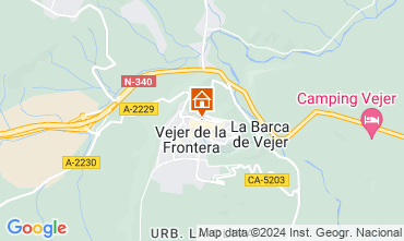 Map Vejer de la Frontera Unusual accommodation 127942