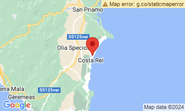 Map Costa Rei Villa 128577