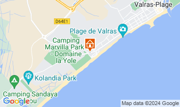 Map Valras-Plage House 125835