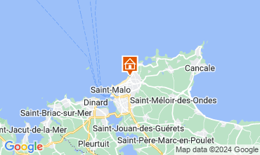 Map Saint Malo Apartment 108522