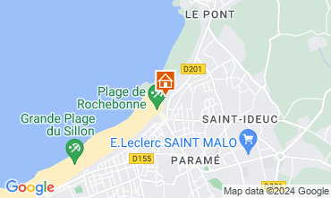 Map Saint Malo Apartment 108522