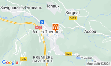 Map Ax Les Thermes Apartment 127858