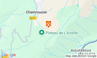 Map Chamrousse Apartment 129258