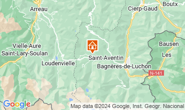 Map Luchon Superbagneres Chalet 57698