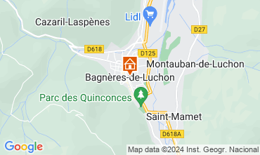 Map Bagnres-de-Luchon Apartment 128353