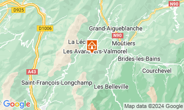 Map Valmorel Apartment 66547