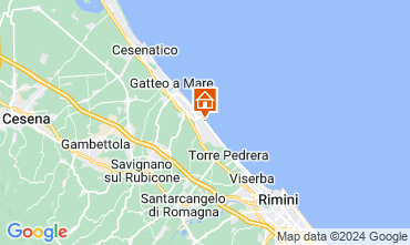 Map Bellaria Igea Marina Apartment 108340