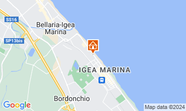 Map Bellaria Igea Marina Apartment 108340