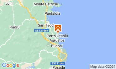 Map Porto Ottiolu Apartment 120942