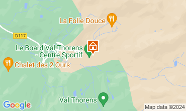 Map Val Thorens Apartment 119646