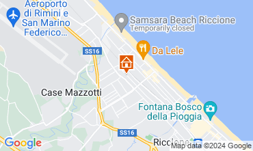 Map Riccione Apartment 126967