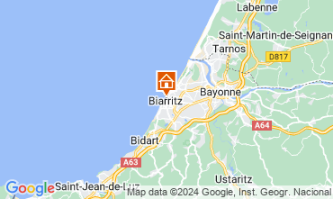 Map Biarritz One-room apartment 124610