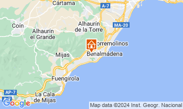 Map Benalmdena Villa 9621