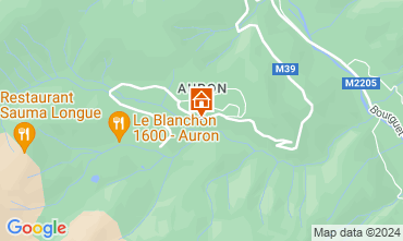 Map Auron - Saint Etienne de Tine Apartment 379