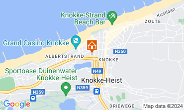 Map Knokke-le-Zoute Apartment 125343