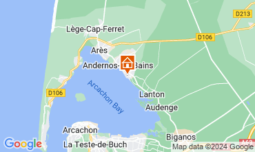 Map Andernos les Bains Villa 124645