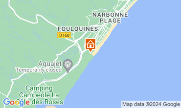 Map Narbonne plage Apartment 123899