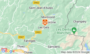 Map Les Gets Chalet 80003