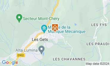 Map Les Gets Chalet 80003