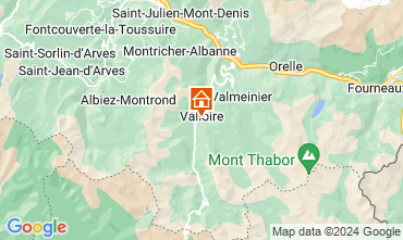 Map Valloire Apartment 97230