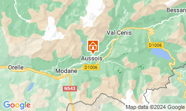 Map Aussois Apartment 73771