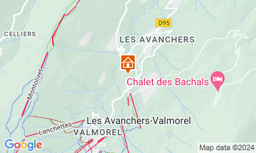 Map Valmorel Chalet 126681