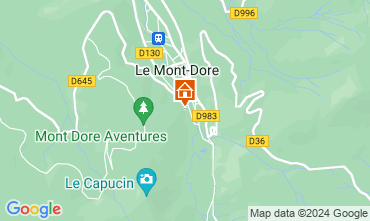 Map Le Mont Dore One-room apartment 3881