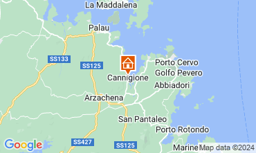 Map Cannigione Apartment 87120