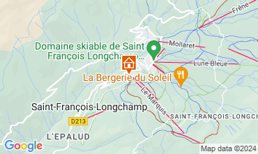 Map Saint Franois Longchamp Apartment 126083