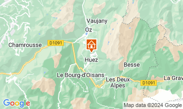 Map Alpe d'Huez Apartment 128756