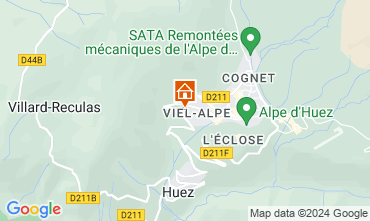 Map Alpe d'Huez Chalet 108