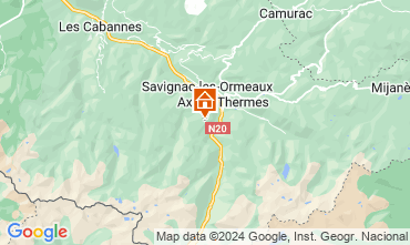 Map Ax Les Thermes Apartment 120486