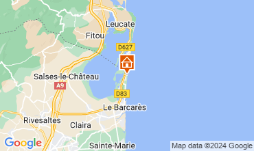 Map Le Barcares Apartment 125382