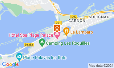 Map Palavas-les-Flots Apartment 6091