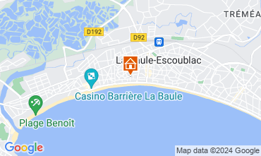 Map La Baule House 109154