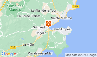 Map Grimaud Apartment 32362