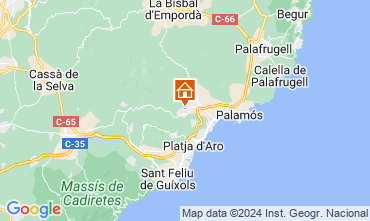 Map Calonge Villa 128282