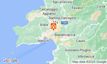 Map Ajaccio Apartment 75785