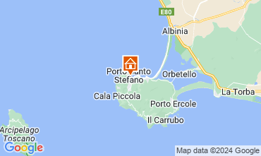 Map Monte Argentario Apartment 126691