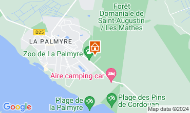 Map Les Mathes Mobile home 119163