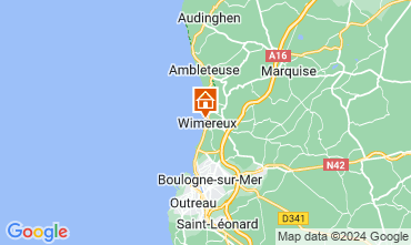 Map Wimereux One-room apartment 80294