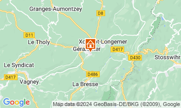 Map Grardmer Chalet 116040